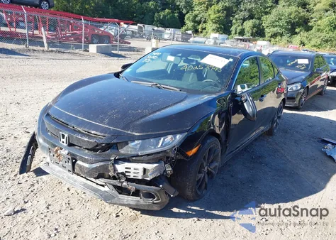 2019 Honda Civic Sport из США, поврежденный, VIN 2HGFC2F82KH605051